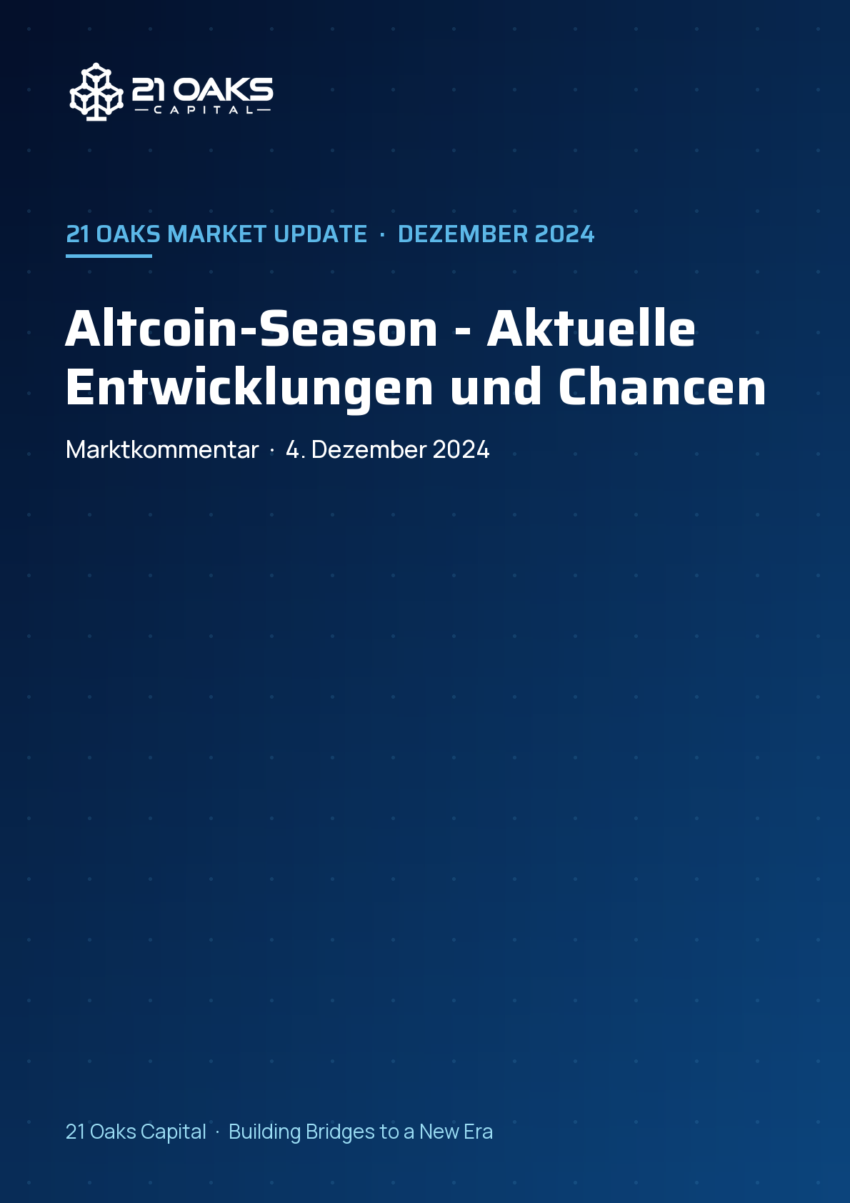 Altcoin-Season - Aktuelle Entwicklungen und Chancen