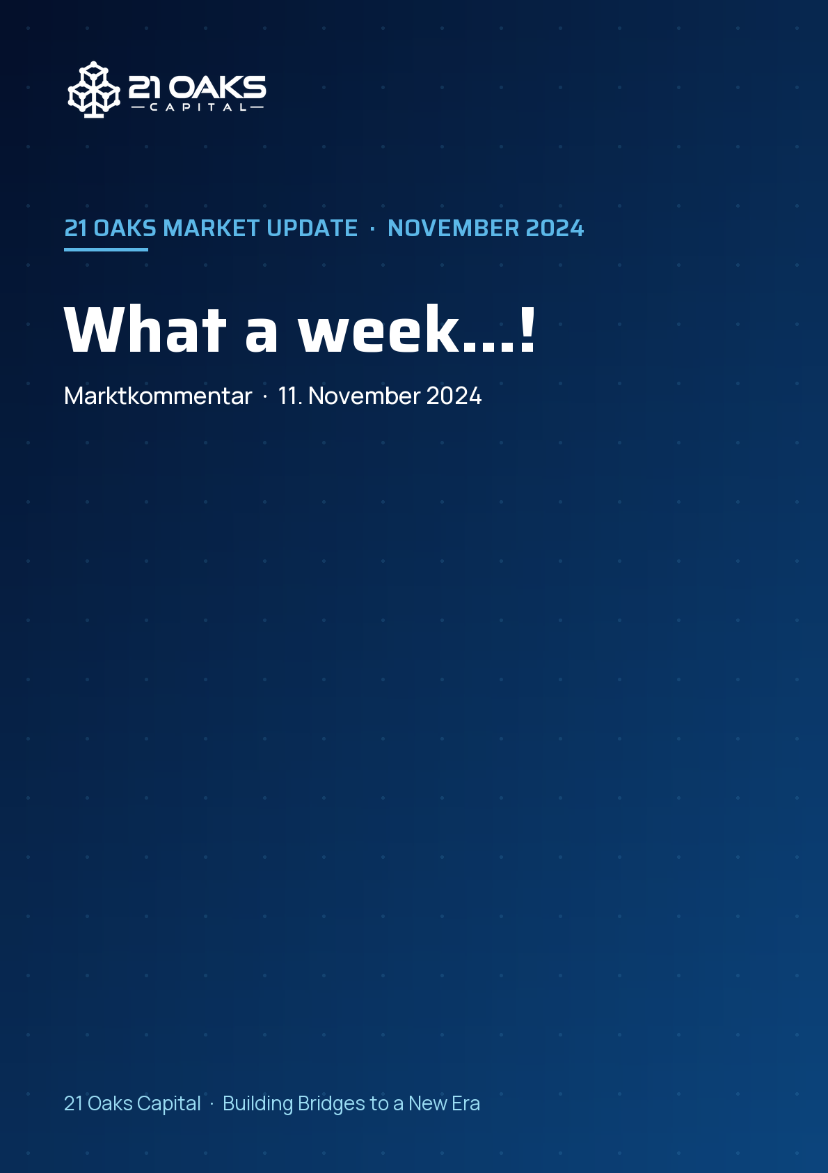 What a week…!