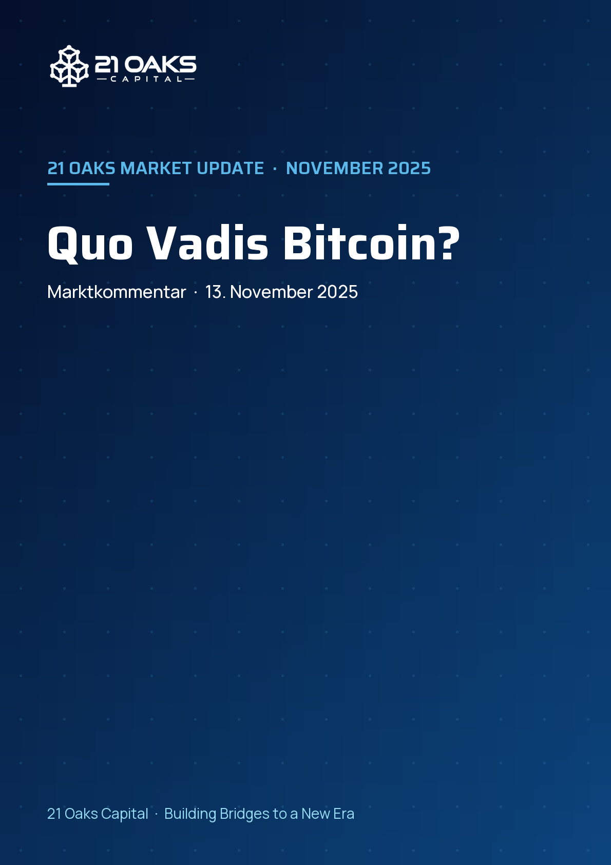 Quo Vadis Bitcoin?